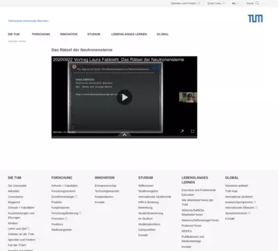 Panopto Videos im TYPO3 der TUM