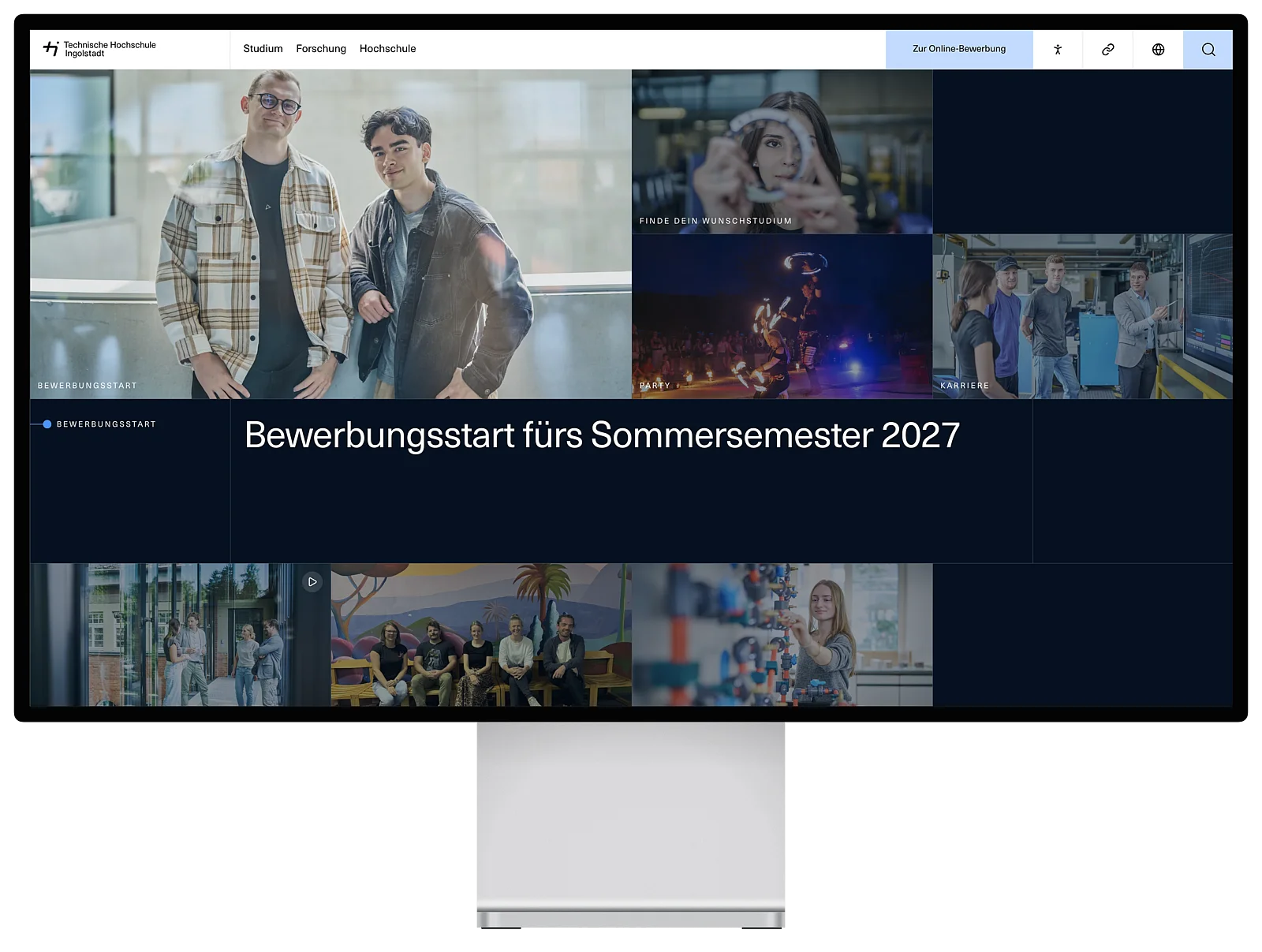 Technische Hochschule Ingolstadt - website in TYPO3