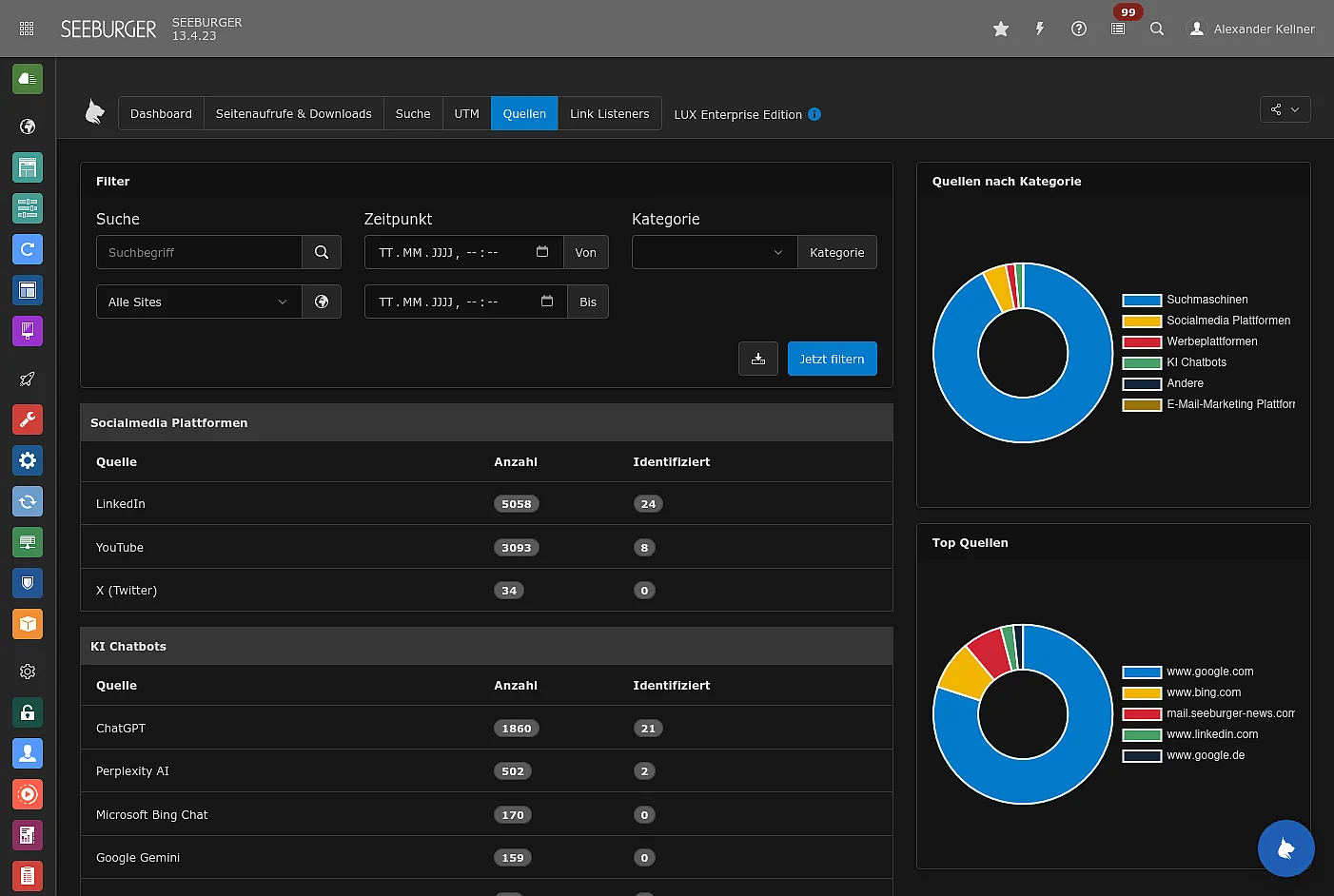 Show Lead Sources in LUX